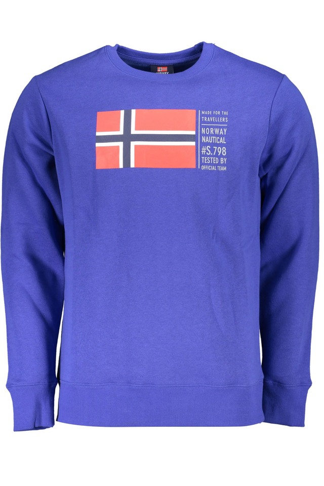 NORWAY 1963 FELPA SENZA ZIP UOMO BLU