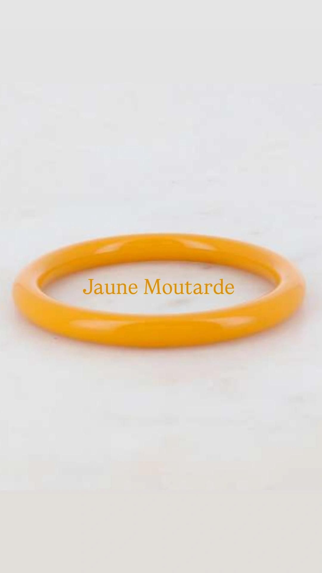 Jonc en résine colorée