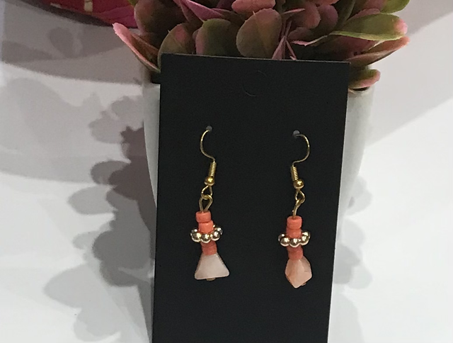Pink Dangling Earrings - PDE16