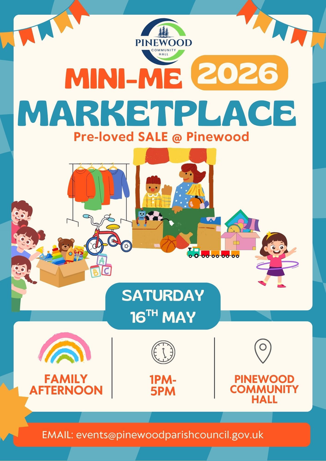 MINI MARKET PLACE - SATURDAY 16TH MAY - 1 X 6FT TABLE 