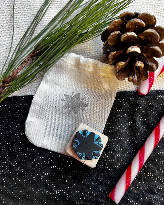 Kit Papier Cadeau Noël – Kit DIY créatif et fait-main "Tamponne ton Noël"