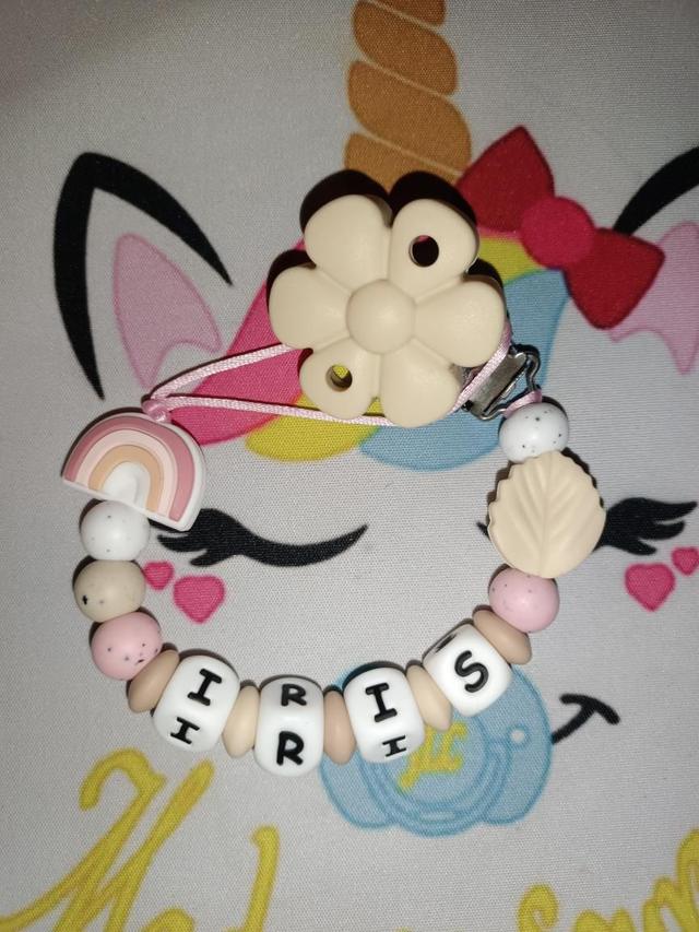 Attache Tétine Arc-en-ciel