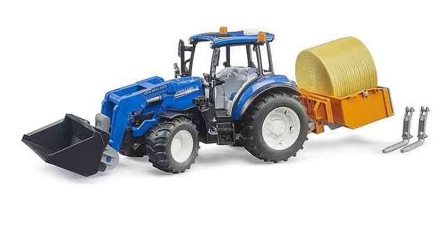 New Holland T5. 120 avec chargeur avant, coffre de chargement et fourches

Référence 02187

