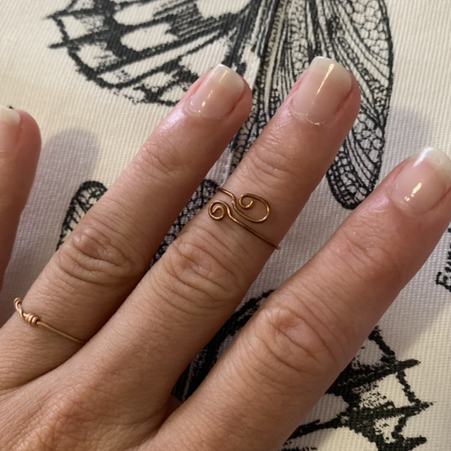 Bague Cuivre (Réglable T48-53)