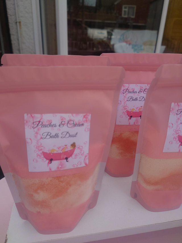Bath Dust - Peaches & Cream 