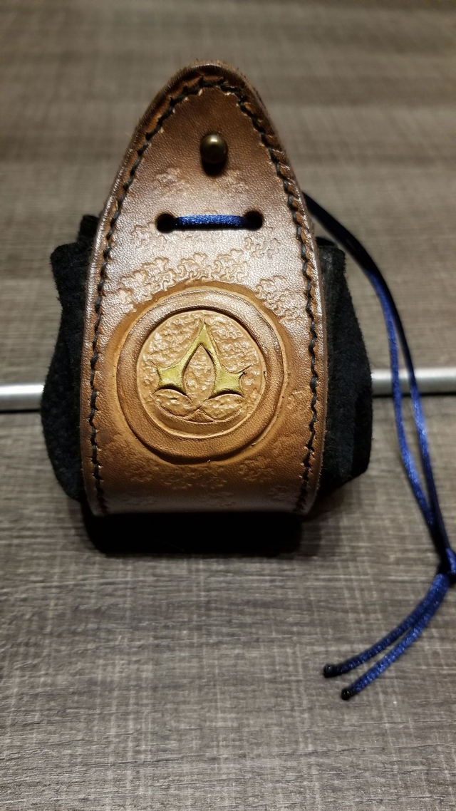 Bourse en cuir, couture lin poissé, fait main, pour porter des dès ou de la monnaie, pour adultes et enfants, unisexe. (1)