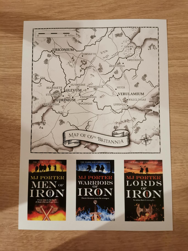 The Dark Age Chronicles A4 map