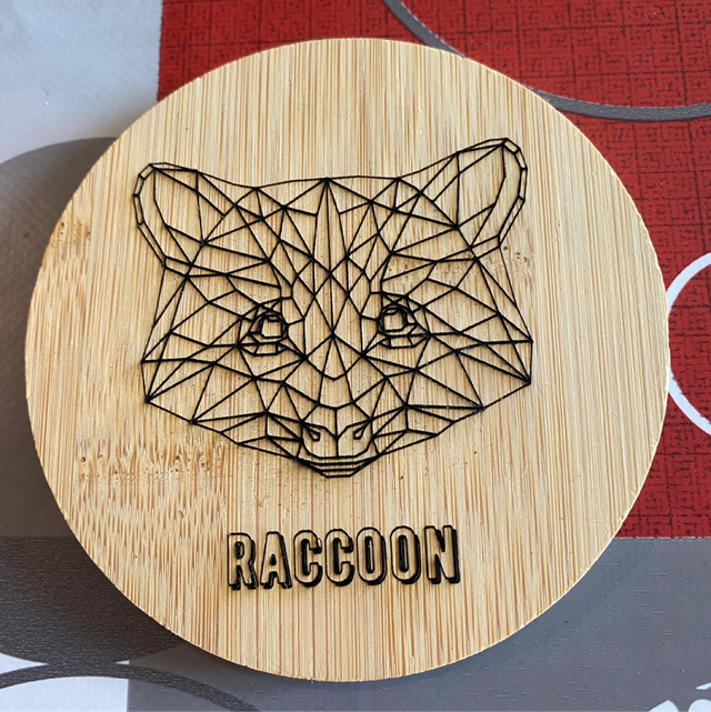 Sous Bock Rond Bambou