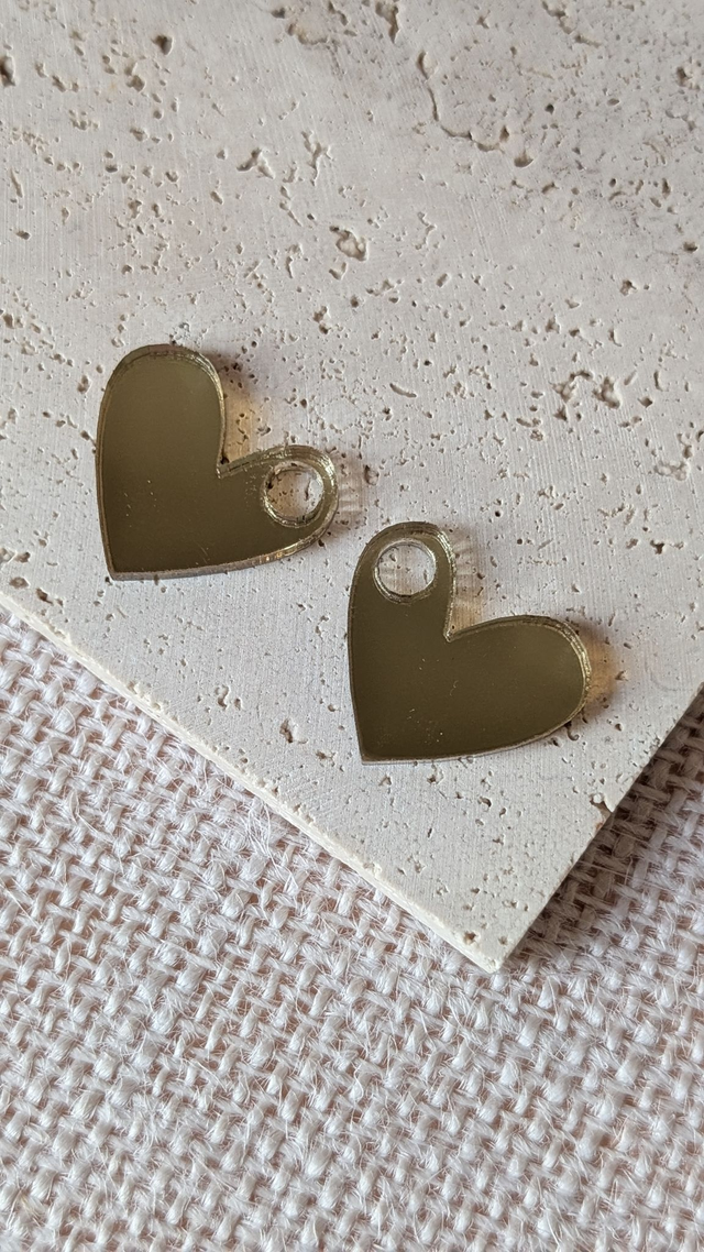 Love Drops - Doré effet miroir