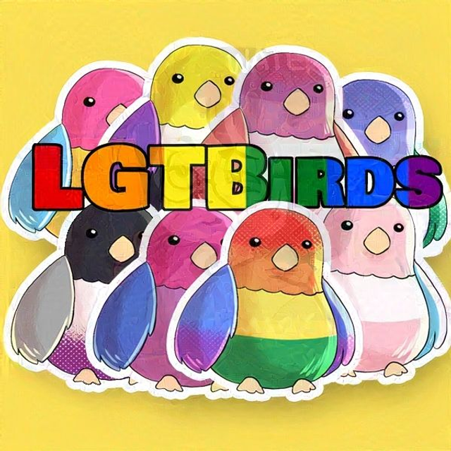 LGTBirds Stickers (pack or single)