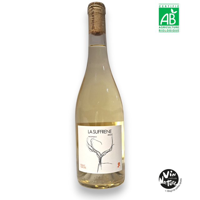 Vin blanc nature, millésime 2024