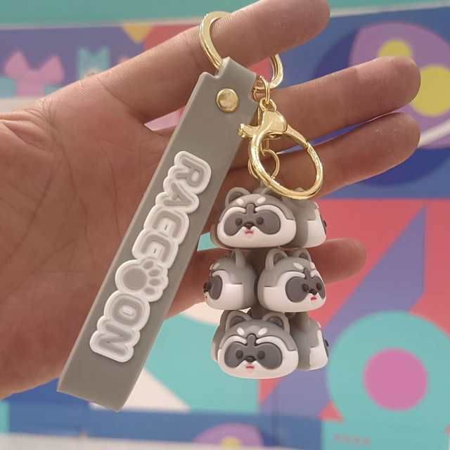 0532 - Raccoon - Wasbeer hoofdjes