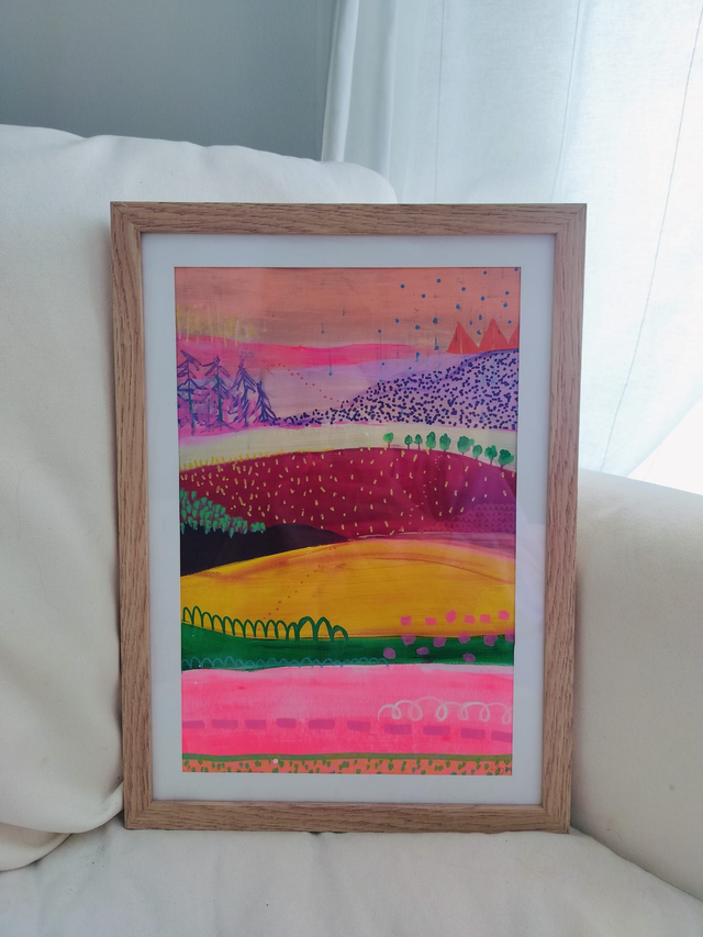 Magic landscape I - Original painting