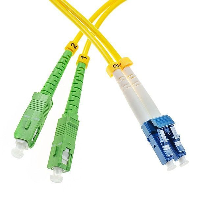 patchcord simplex lc-pc/sc-apc sm yellow mt.1