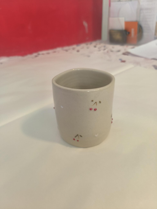 Tasse sans anse 3D cerises