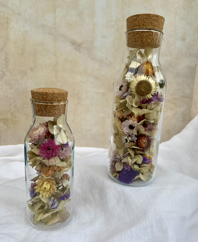 Floral Keepsake Botanical Bottle 