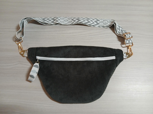 Sac banane - gris foncé