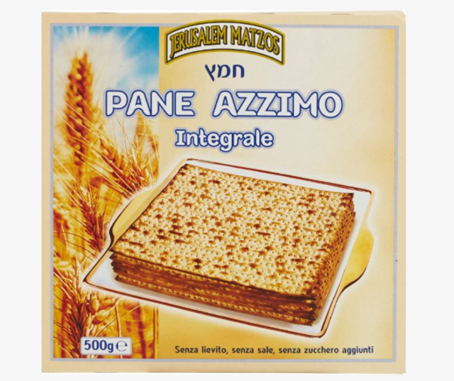 Pane Azzimo Integrale 500 gr Jerusalem Matzos