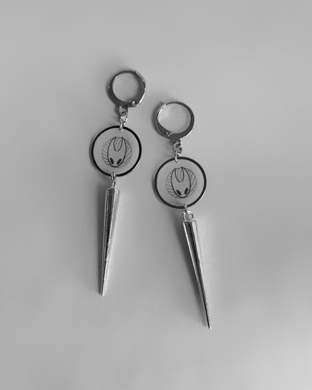 Pendientes aguja carmesí