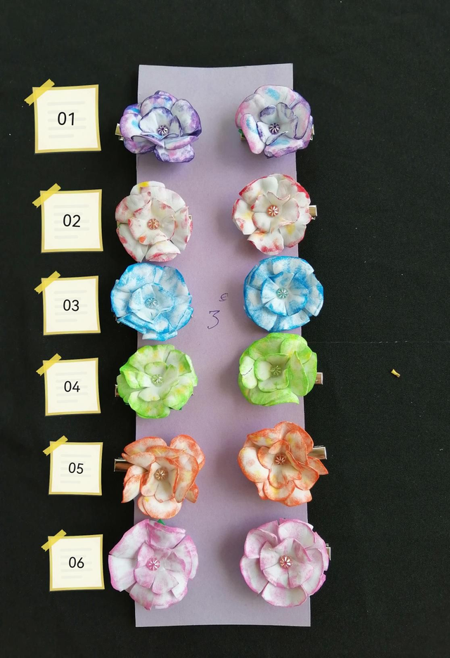 Barrette pince à cheveux fleur Bf