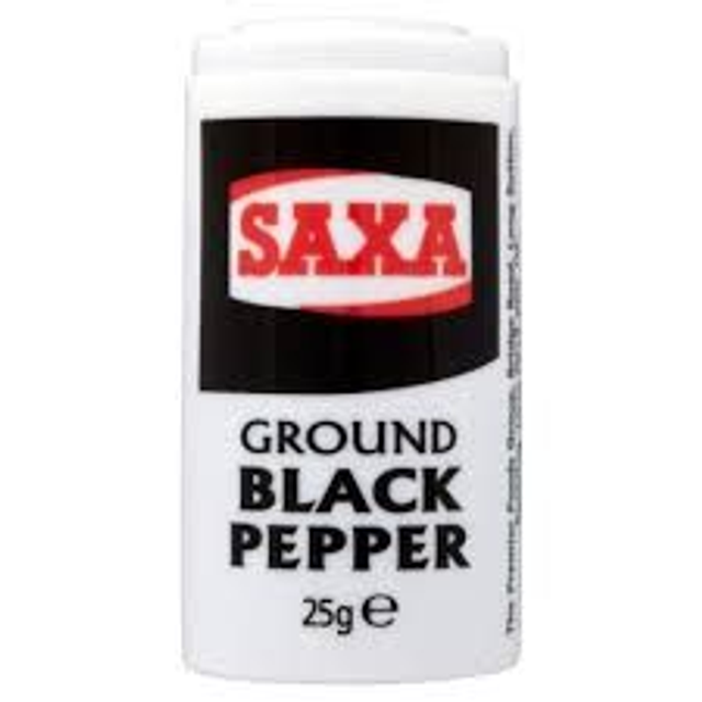 Saxa Ground Black Pepper 25g