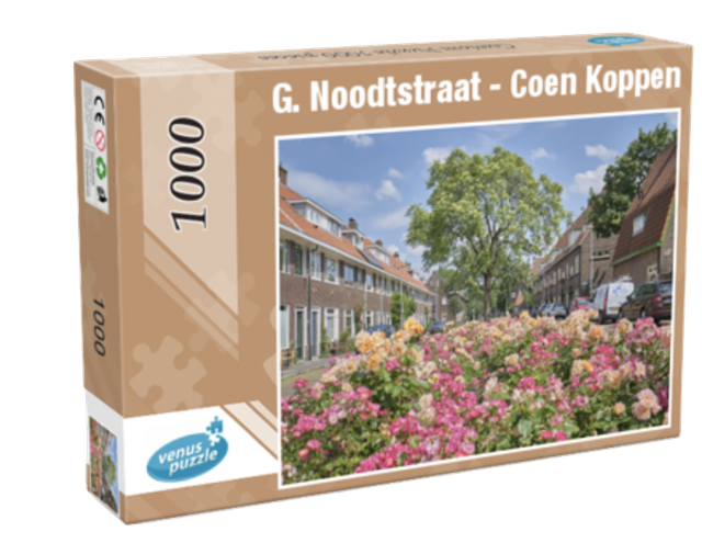 Puzzel 1000 stukjes G. Noodtstraat Tuinwijk Utrecht - Coen Koppen