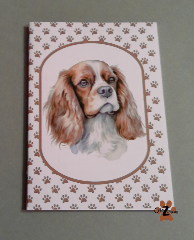 Carnet de note Cavalier king charles