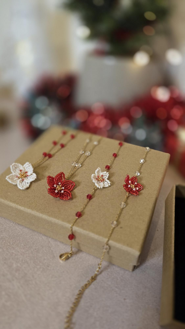 Bracelet perlé - Christmas Wish