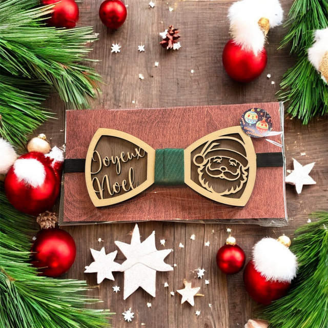 Noeud papillon de Noël 