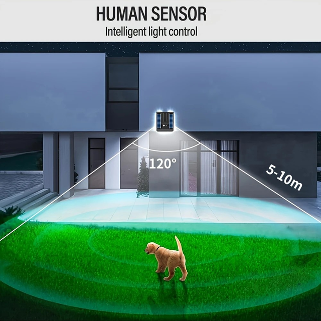 Golden Century Street & Garden Lights with Motion Sensor 4pcs