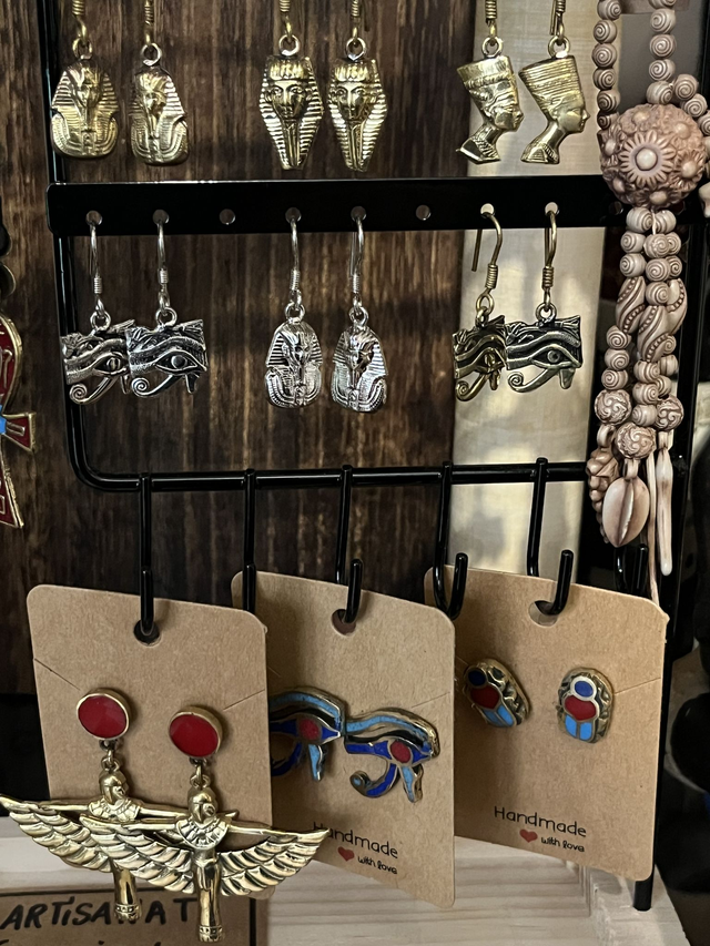 Boucles d’oreilles égyptiennes