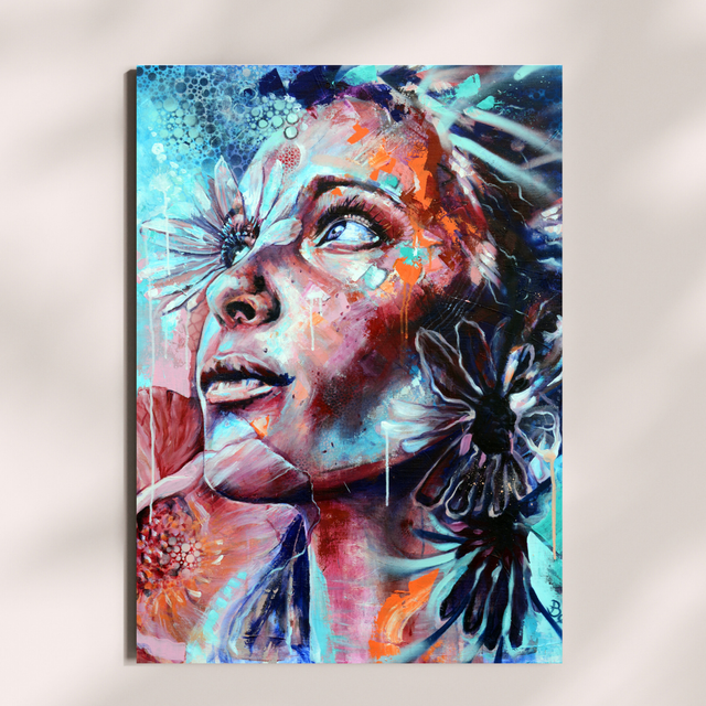 Reproduction d’art A3 sur papier photo – « Promesse » – Bellule Art