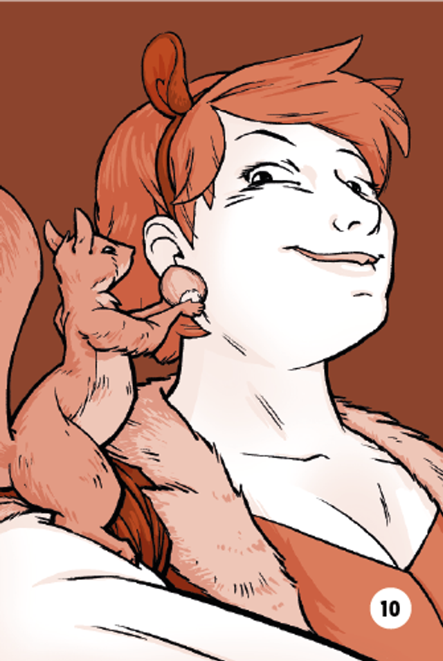 Collectible Card Nº10, Squirrel Girl