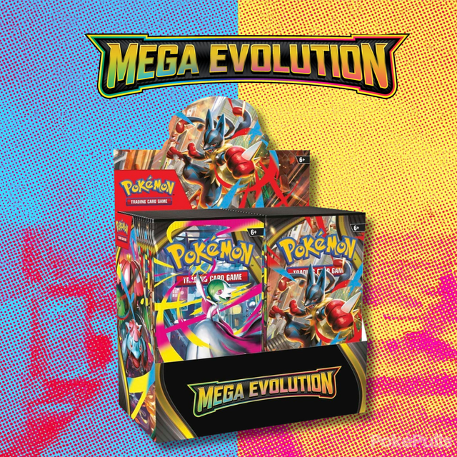 Pokémon TCG: Mega Evolution - Booster Box (julkaisu 26.9.2025) MAX. 1/asiakas
