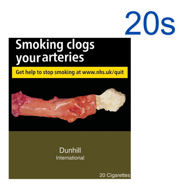 Dunhill International Cigarettes, 20s