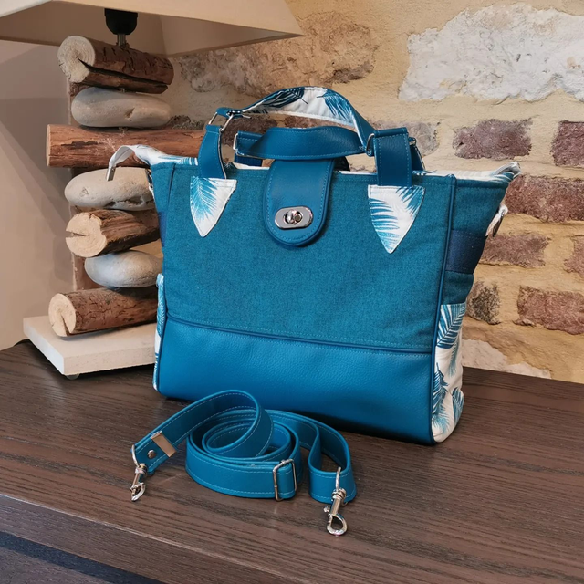 Sac à main bleu