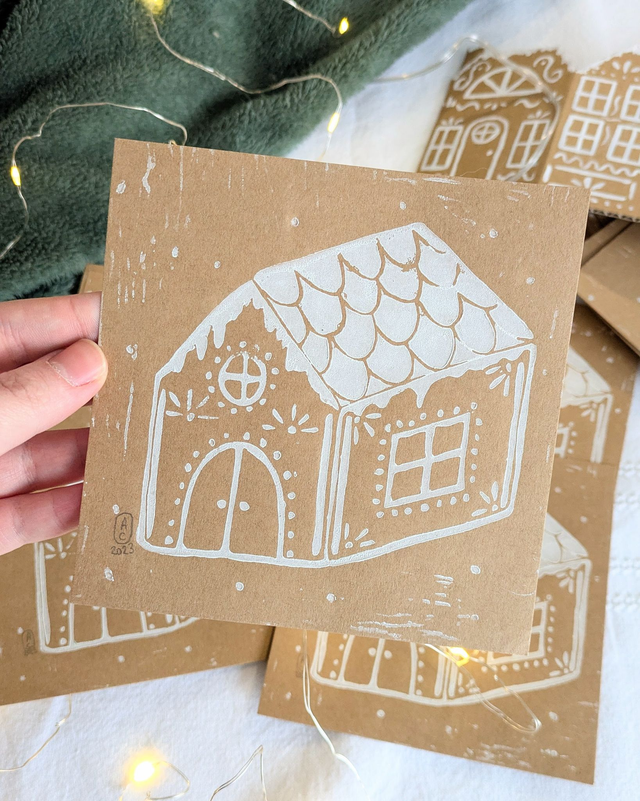 Carte Maison en pain d'épices 2023