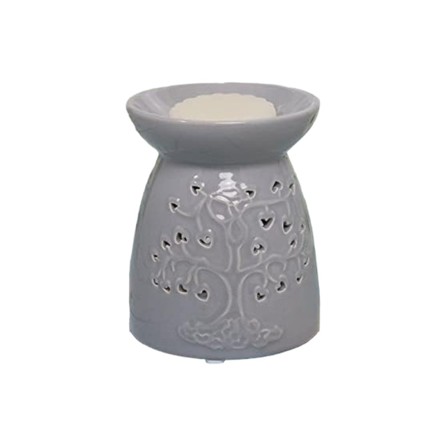 Grey Tree Of Life Tea Light Burner