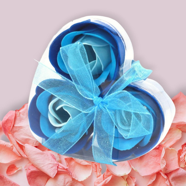 Coffret 3 roses à savon