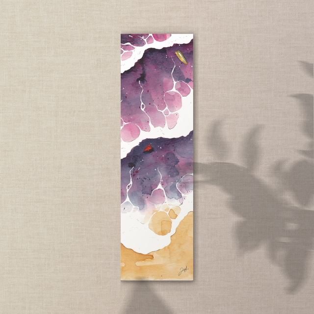 Marque-page - Bord De Mer - Rose