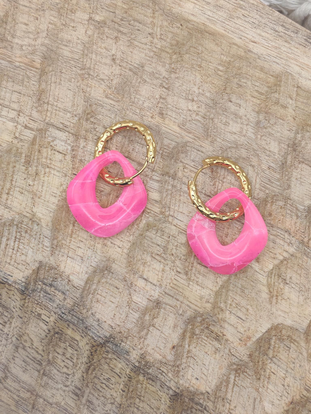 A Choupettes Marine marbré rose réversible 