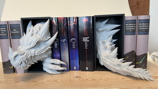 Dragon Booknook, marble
