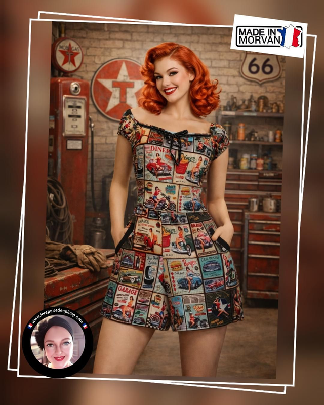 Combishort Vintage Diner T44/48