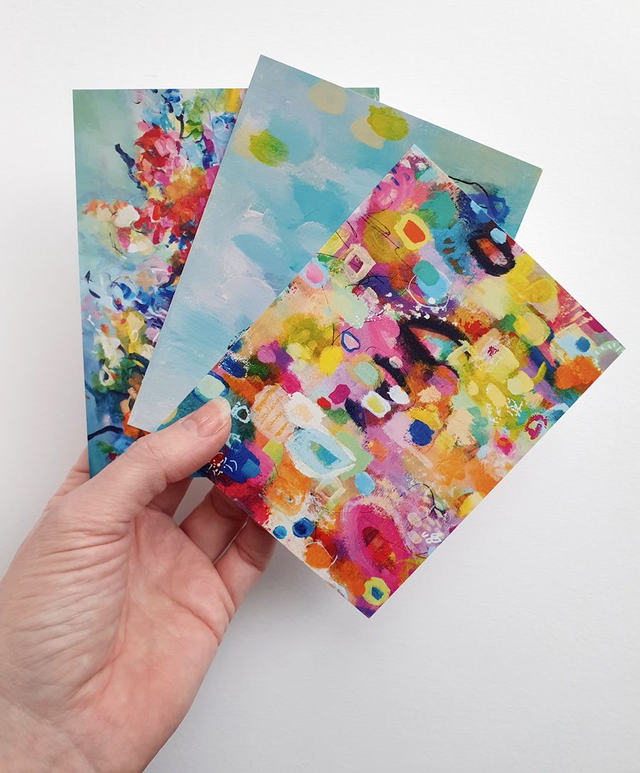 Losse kaart met envelop wit - True colors shining through