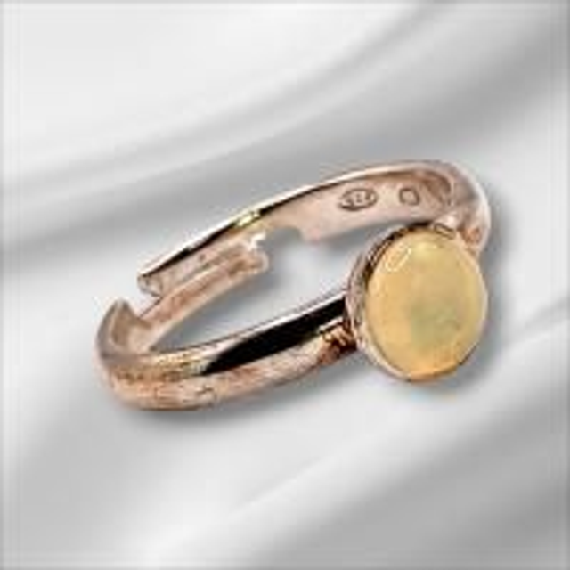 Bague &quot;Opale welo&quot; argent 925