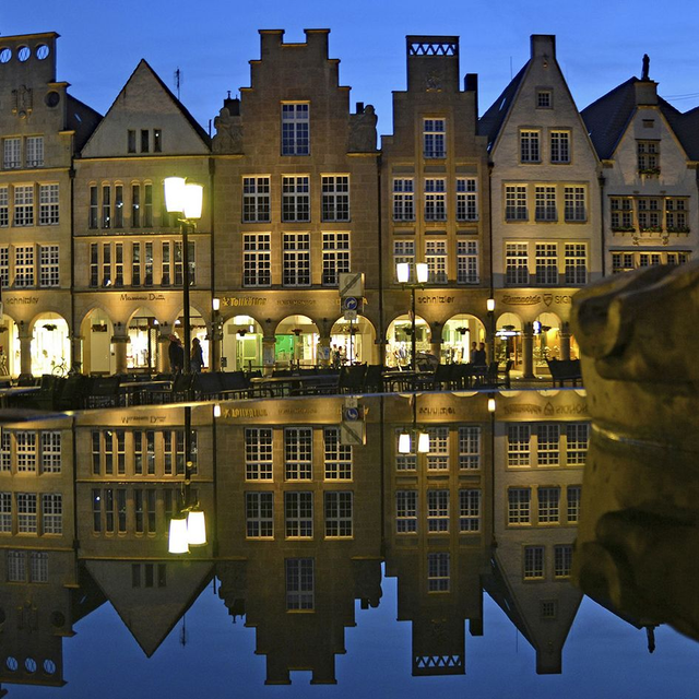 Prinzipalmarkt, gespiegelt