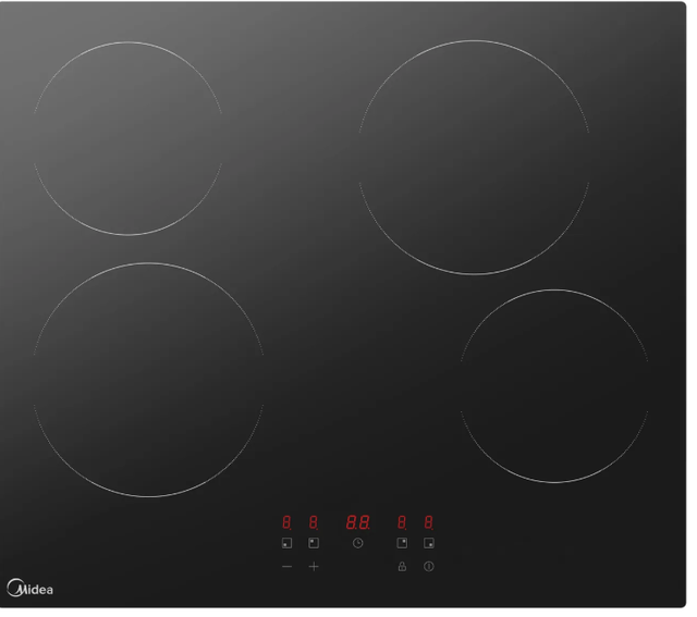 Midea MC-6F6004R242 59cm Ceramic Hob - Black