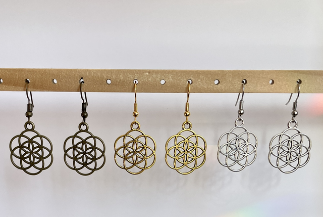 Pendientes Semilla de la Vida 