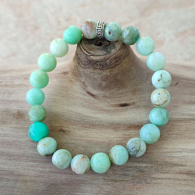 Bracelet chrysoprase A australienne