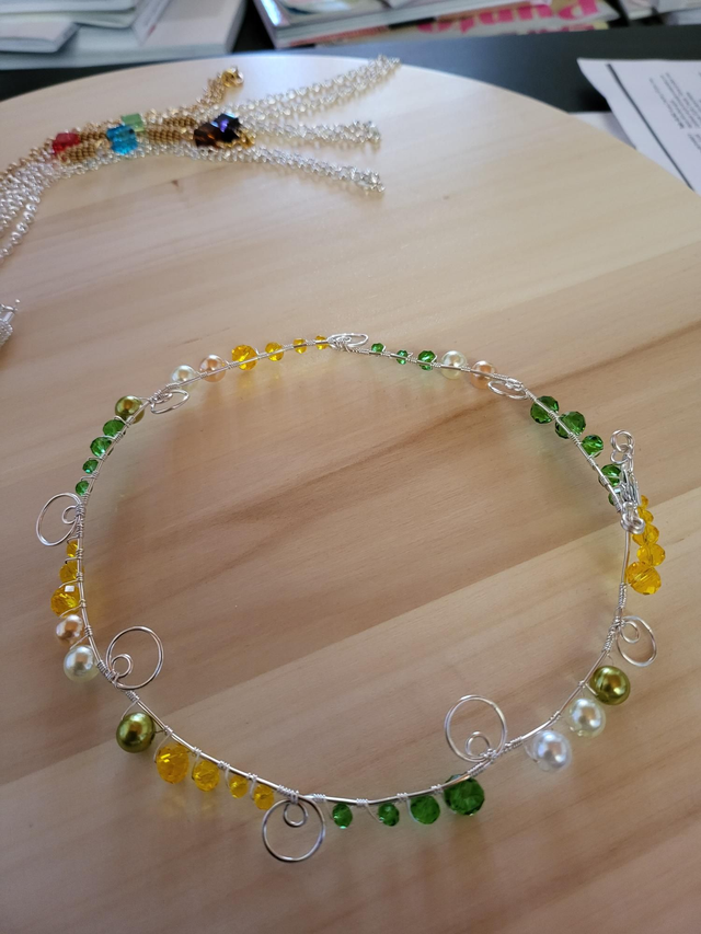 Gargantilla Cristal y Perlas